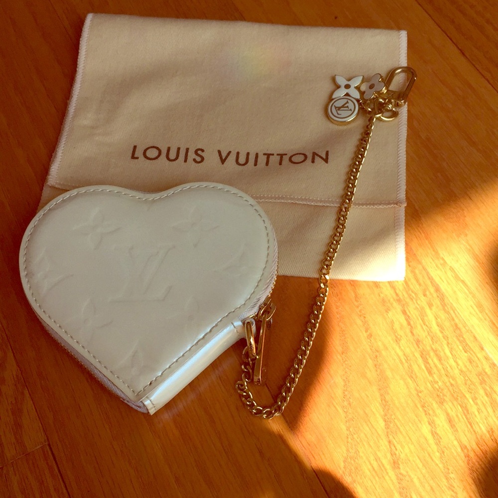 Louis Vuitton heart coin purse